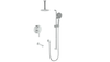 Vogt Worgl Trim for 3-Way PB Shower Kit with 6" Ceiling Arm CC