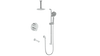 Vogt Worgl Trim for 3-Way TH Shower Kit with 6" Ceiling Arm CC