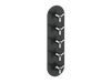 ZEHN TRIM FOR 3/4" HIGH-FLOW TH VALVE WITH 4 VOLUME CONTROLS