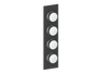 MOND TRIM FOR 3/4" HIGH-FLOW TH VALVE WITH 3 VOLUME CONTROLS
