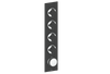 MOND TRIM FOR 3/4" HIGH-FLOW TH VALVE WITH 4 VOLUME CONTROLS