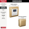 Delta Steamscape Classic System Square Steam Package