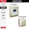Delta Steamscape Classic System Square Steam Package