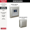 Delta Steamscape Classic System Square Steam Package