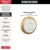 Delta Steamscape Classic System Round Exterior Steam Control
