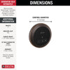 Delta Steamscape Classic System Round Exterior Steam Control