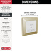 Delta Steamscape Classic System Square Exterior Steam Control