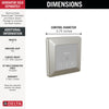 Delta Steamscape Classic System Square Exterior Steam Control