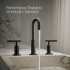 Purist® Widespread bathroom sink faucet with Lever handles, 1.2 gpm