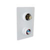 Baril Pressure balanced shower valve with 3-way diverter (without handle)