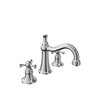 Baril 8" c/c lavatory faucet, drain included