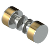 Rubinet Shower Door Knob (set) Satin Nickel