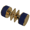 Rubinet Shower Door Knob (set) Gold
