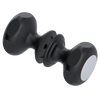 Rubinet Shower Door Knob (set) Matt Black