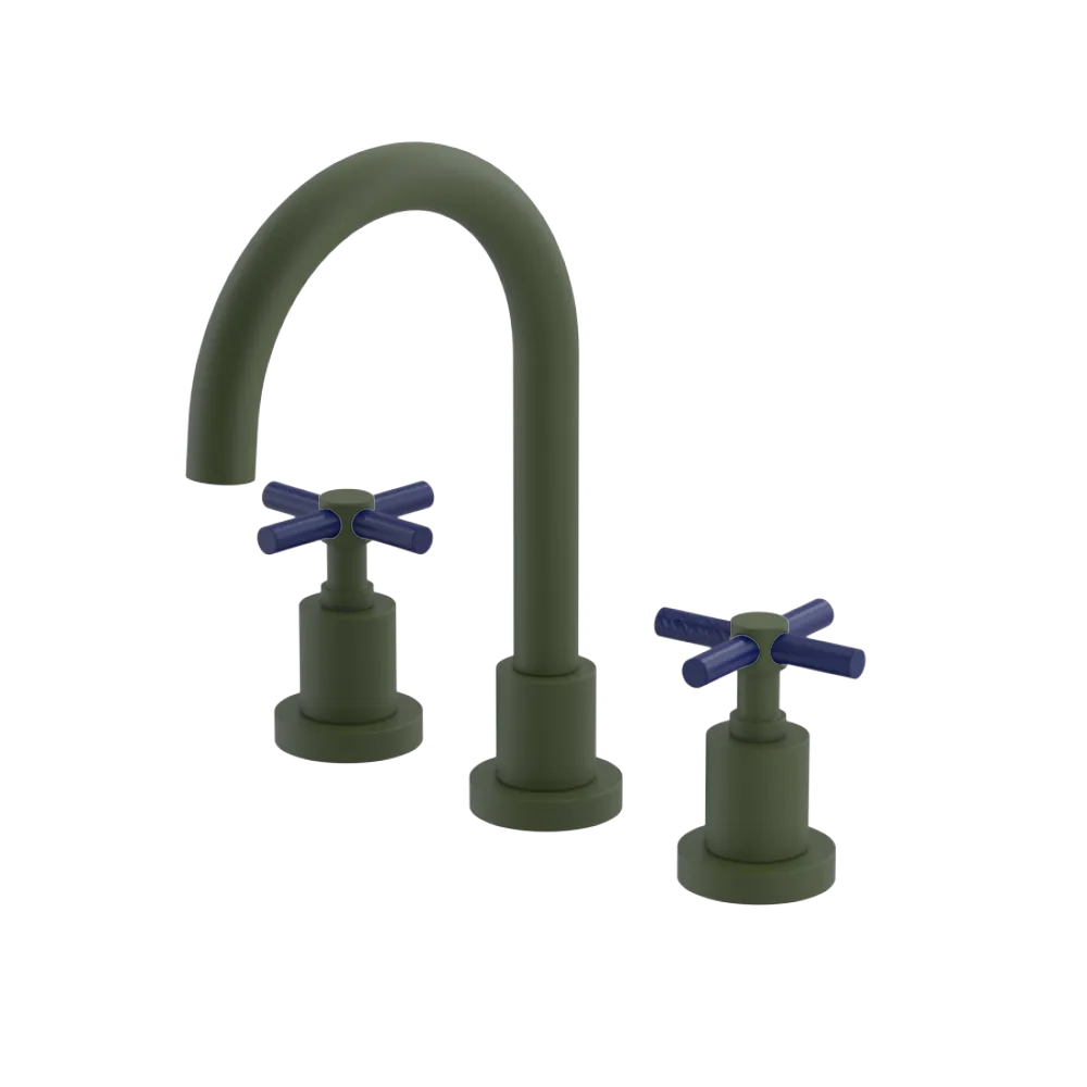 Rubinet Widespread Lav. Set. (less drain) Green Envy