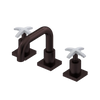 Rubinet Widespread Lav. Set. with Genesis spout (less drain) Oil Rubbed Bronze