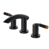 Rubinet Widespread Lav. Set. (less drain) Matt Black