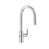 Riobel Arca™ Pull-Down Touchless Kitchen Faucet With C-Spout