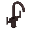 Rubinet Single Hole Dual Handle Lav. Set. (less drain) Oil Rubbed Bronze