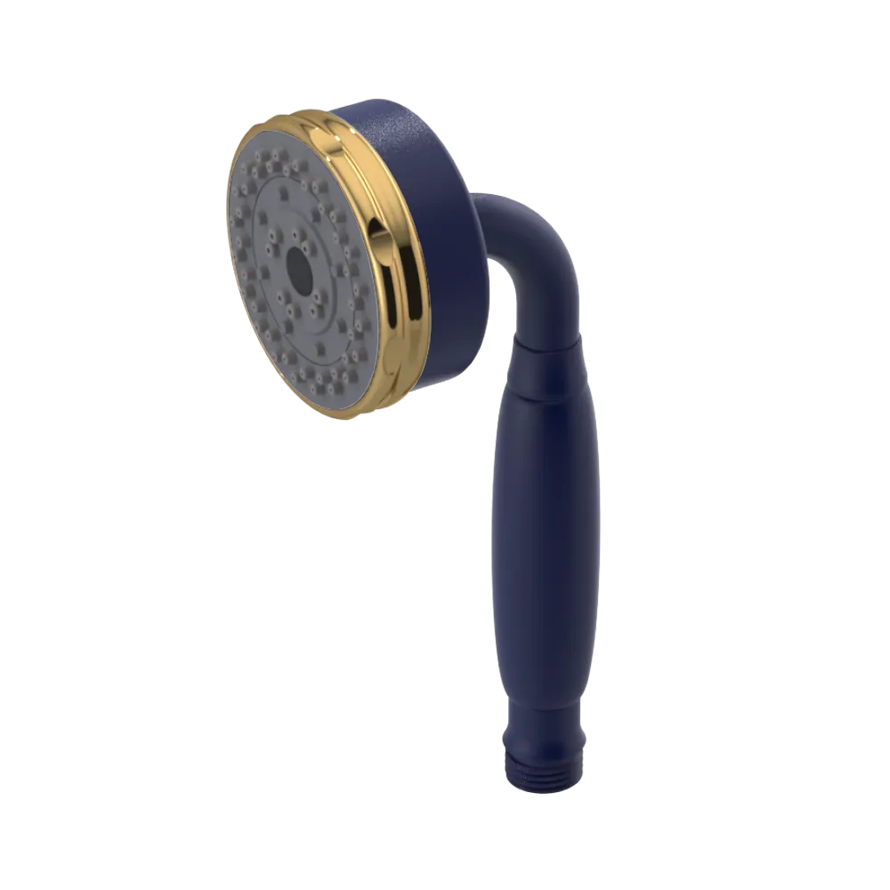 Rubinet 3 Function Hand Held Shower Only Midnight Blue