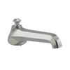 Rubinet Tub Filler Spout Deck Mount Satin Nickel