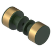 Rubinet Shower Door Knob (set) Green Envy