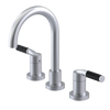 Rubinet Widespread Lav. Set. (less drain) Satin Chrome