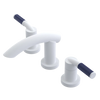 Rubinet Widespread Lav. Set. (less drain) Matt White