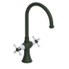 Rubinet Two Handle Single Hole Kitchen Set Green Envy