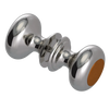 Rubinet Shower Door Knob (set) Polished Nickel