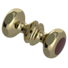 Rubinet Shower Door Knob (set) Natural Brass