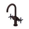 Rubinet Single Hole Dual Handle Lav. Set with LaSalle Spout (less drain) Oil Rubbed Bronze