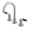 Rubinet Widespread Lav. Set. (less drain) Satin Chrome