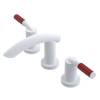 Rubinet Widespread Lav. Set. (less drain) Matt White