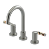 Rubinet Widespread Lav set (less drain) Satin Nickel