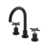 Rubinet Widespread Lav. Set. (less drain) Matt Black
