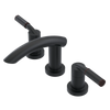Rubinet Widespread Lav. Set. (less drain) Matt Black