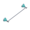 Rubinet Towel Bar 18" Satin Chrome