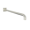 Baril 18" wall-mounted shower arm, square flange