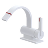 Rubinet Single Control Bidet Fitting (less drain) Matt White
