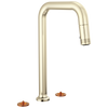 Brizo Widespread Pull Down Faucet With Square Spout Less Handles