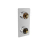 Baril Thermostatic pressure balanced shower valve with 2-way diverter (without handle)