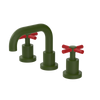 Rubinet Widespread Lav. Set. (less drain) Green Envy