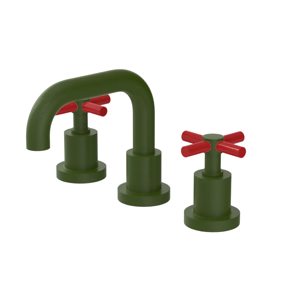 Rubinet Widespread Lav. Set. (less drain) Green Envy