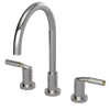 Rubinet Widespread Kitchen Set Polished Nickel