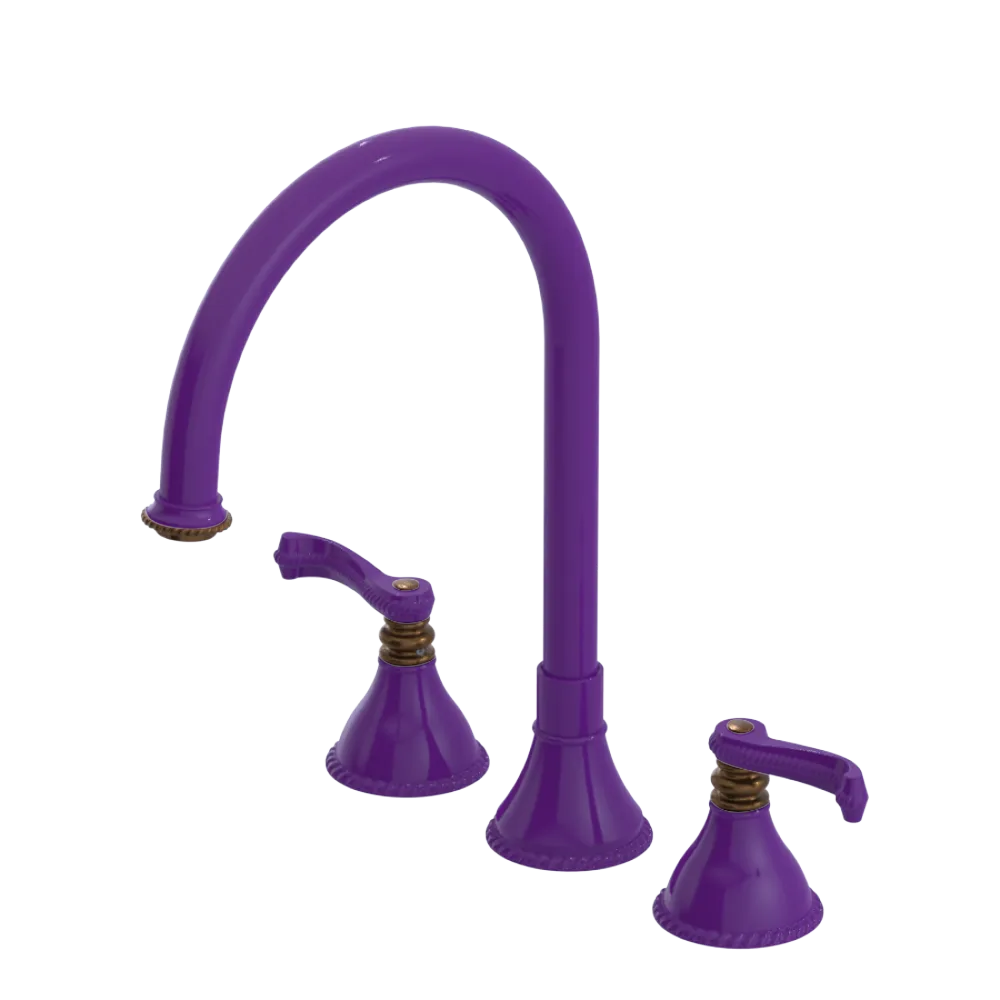 Rubinet Widespread Kitchen Set Purple Haze