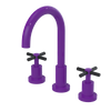 Rubinet Widespread Kitchen Set with LaSalle Spout Purple Haze