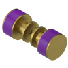Rubinet Shower Door Knob (set) Antique Brass Matt