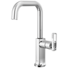 Brizo Kintsu Bar Faucet with Square Spout - Less Handle - Complete Kit - Lumicoat® Polished Chrome