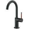 Brizo Odin Bar Faucet with Arc Spout - Less Handle - Complete Kit - Matte Black